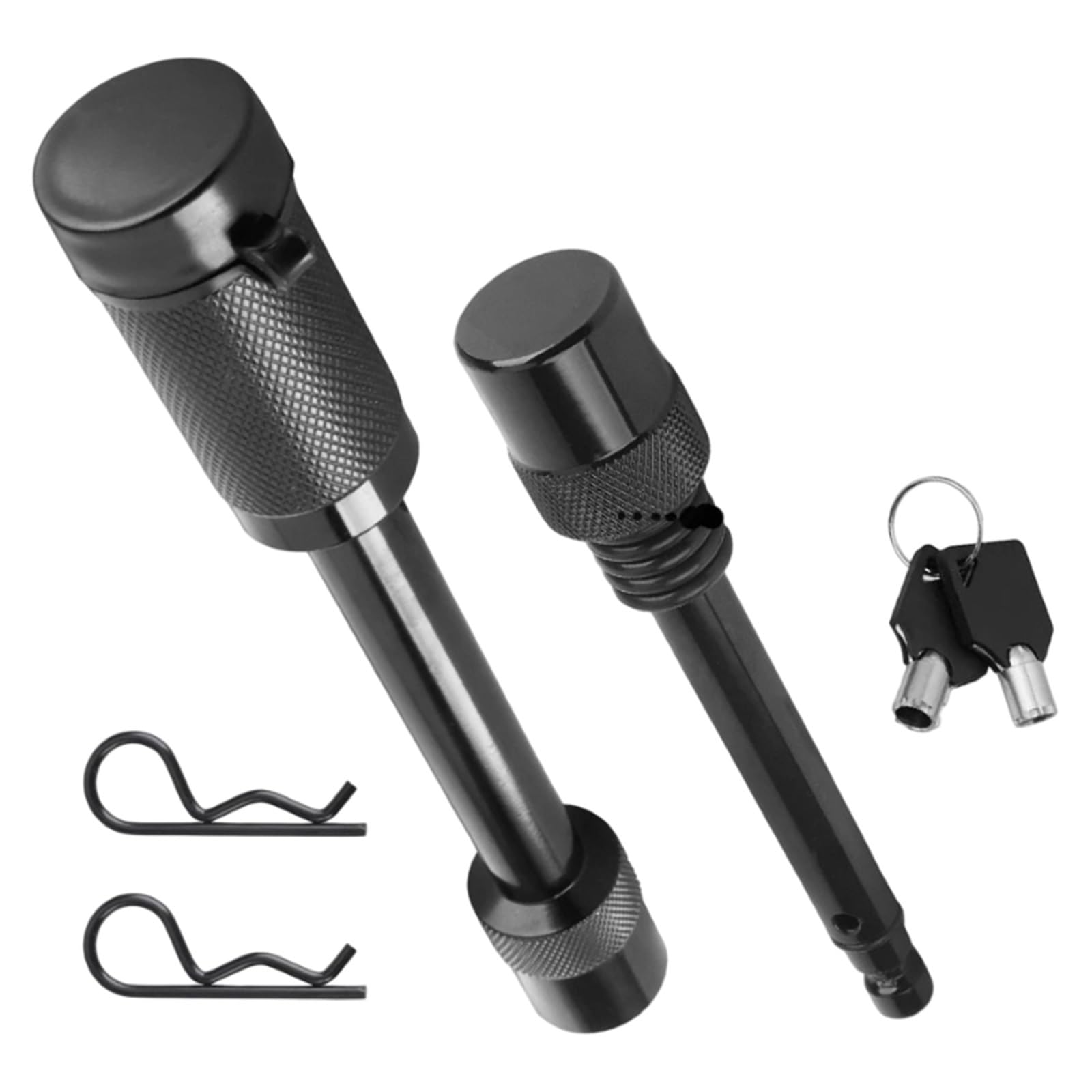 Enganche Cerradura de Pasador de Enganche de Remolque, 1/2 ", 5/8", Receptor de Remolque de Alta Resistencia, cerraduras de Remolque con Mancuernas para camión RV Universal Adaptador de Enganche