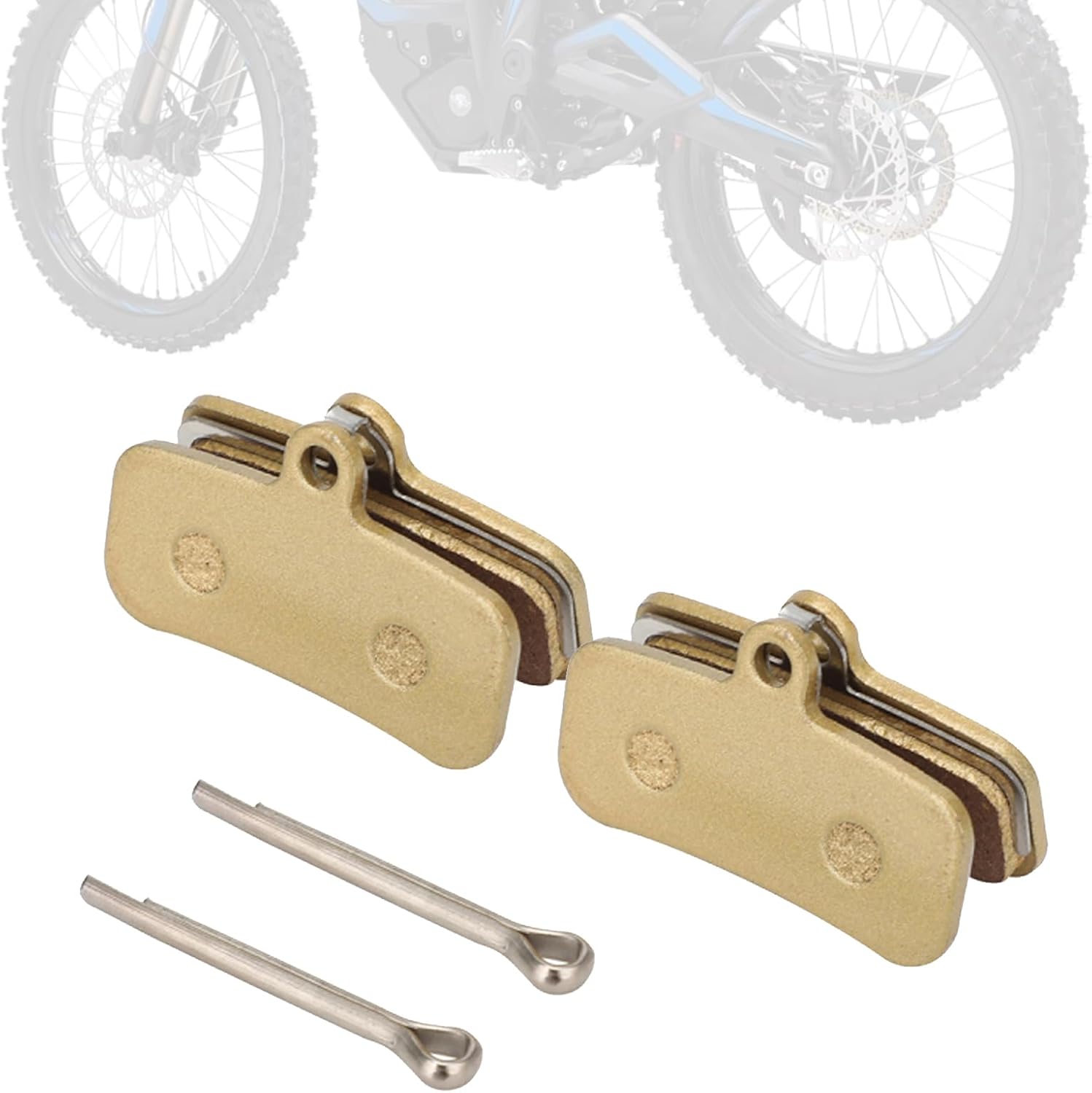 2 Pcs Electric Dirt Bike Brake Pads Front/Rear for Surron LBX Talaria X3 XXX Talaria Sting MX3/R MX4 eRide Pro SS 2.0 S 72V Sur Ron Rawrr Mantis X Mini R/R17 48V Mantis Mini Pup