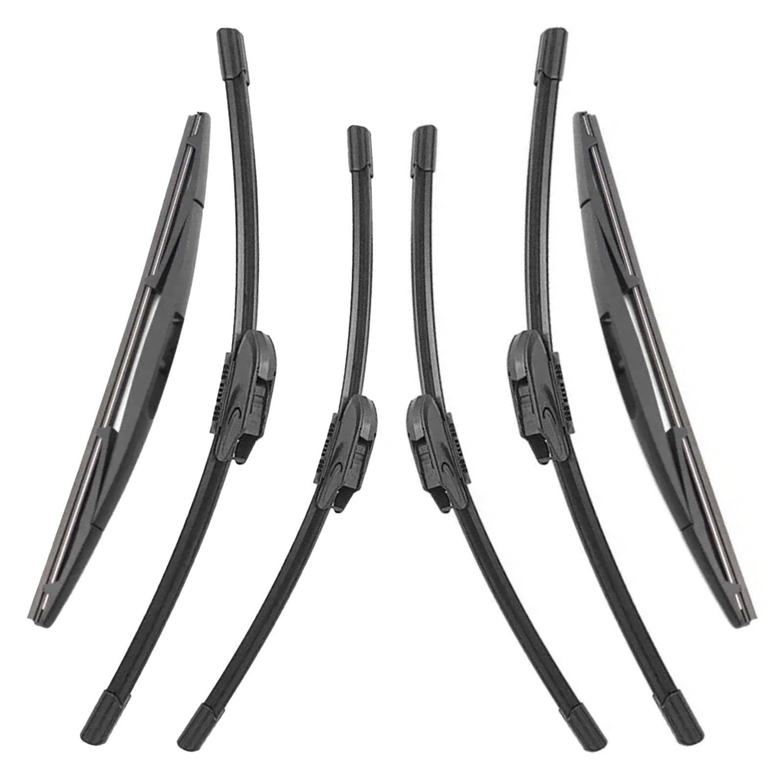 Juego Escobillas Limpiaparabrisas Compatible Con Nissan Para Pathfinder R51 2005-2012 Piezas Recambio Ventana Trasera Delantera Limpiaparabrisas coche