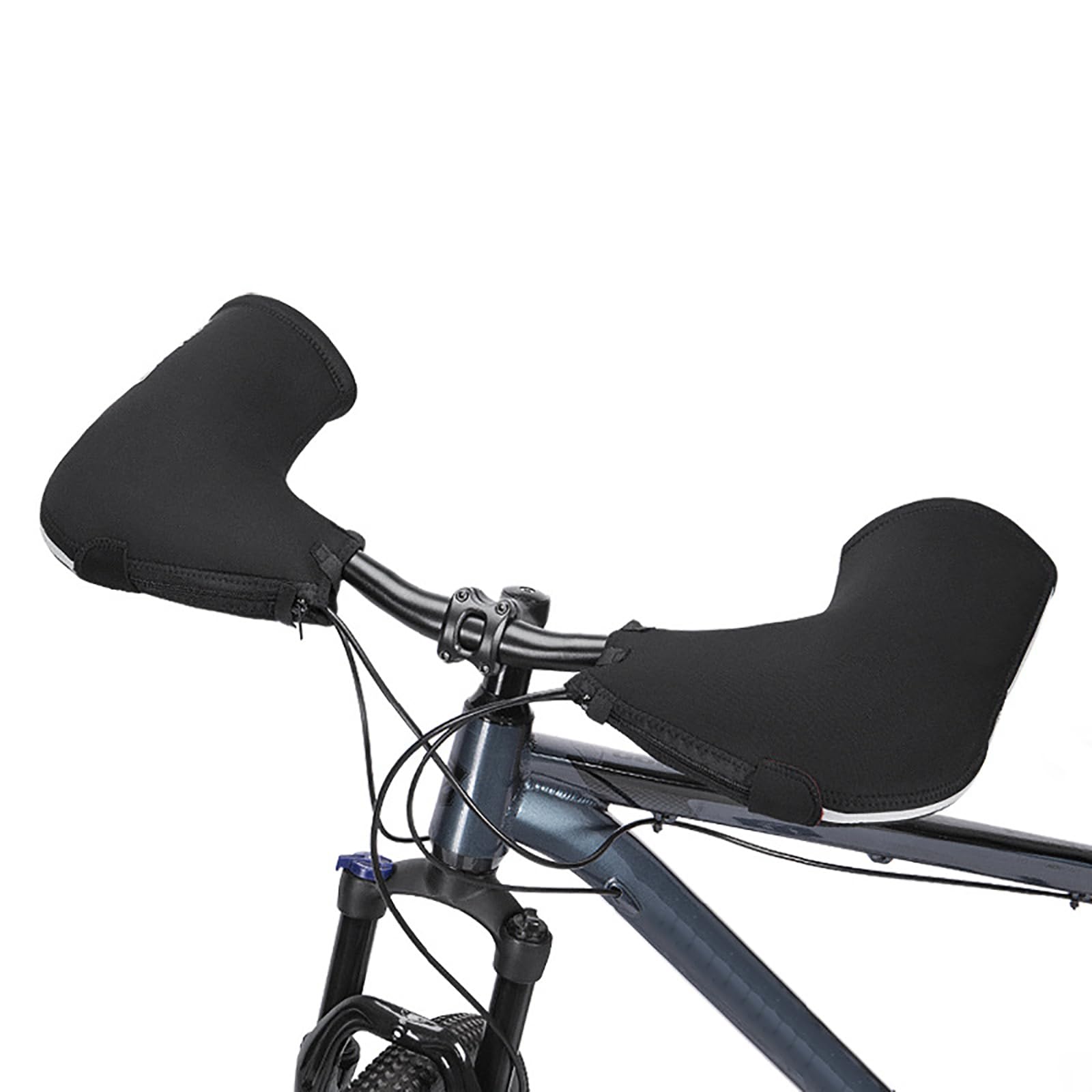 Geteawily Manchons De Guidon Vélo Coupe Vent - Thermique Polaire Gants