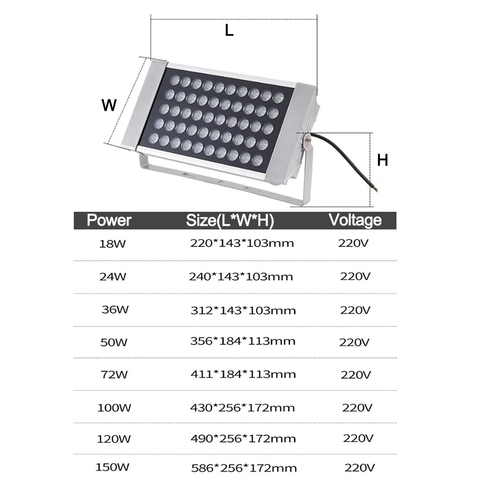 Reflektor LED w krajobrazie, zewnętrzne oświetlenie podłogowe, reflektor obrotowy 220 V AC, wodoszczelność IP67, do ogrodu i podwórza, łatwa instalacja lampa stojąca LED (zielona, 18 W)