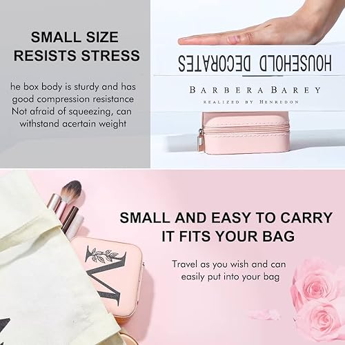 Miniatura 4 de Regalos del día de San Valentín para ella, regalo del día de San Valentín, esposa, maestra, hijas, regalo pequeño personalizado Joyero de viaje