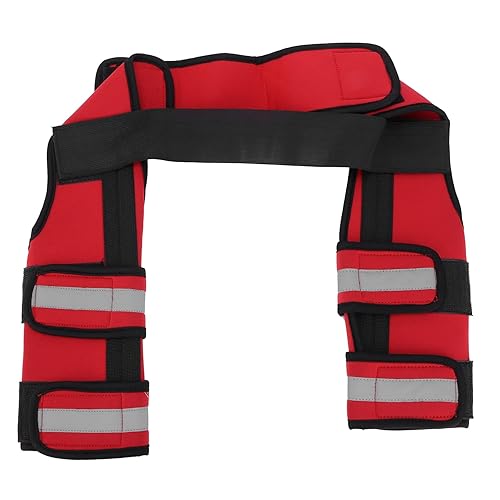 GLOGLOW 1 par de soportes de pierna delantera de perro, soporte reflectante para el hombro del perro, soporte de pierna delantera, protector de codo