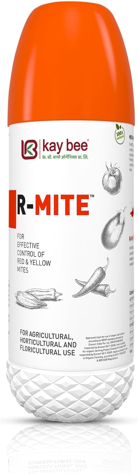 Kay Bee R-Mite | Red Mite Controls Insect for Agriculture, Farming | Red Mite and Yellow Mite Controls in Crops | Acaricide for Plants - 250 ML