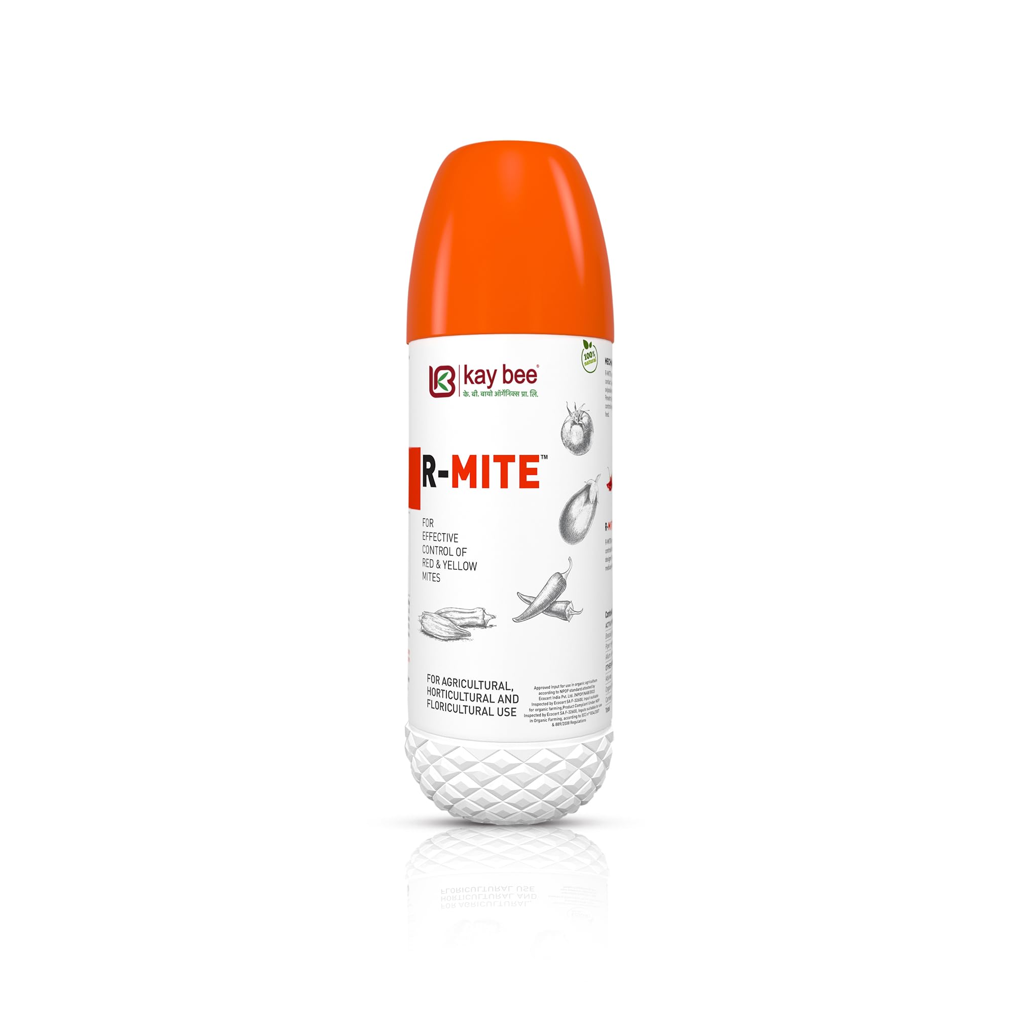 Kay Bee R-Mite | Red Mite Controls Insect for Agriculture, Farming | Red Mite and Yellow Mite Controls in Crops | Acaricide for Plants - 250 ML