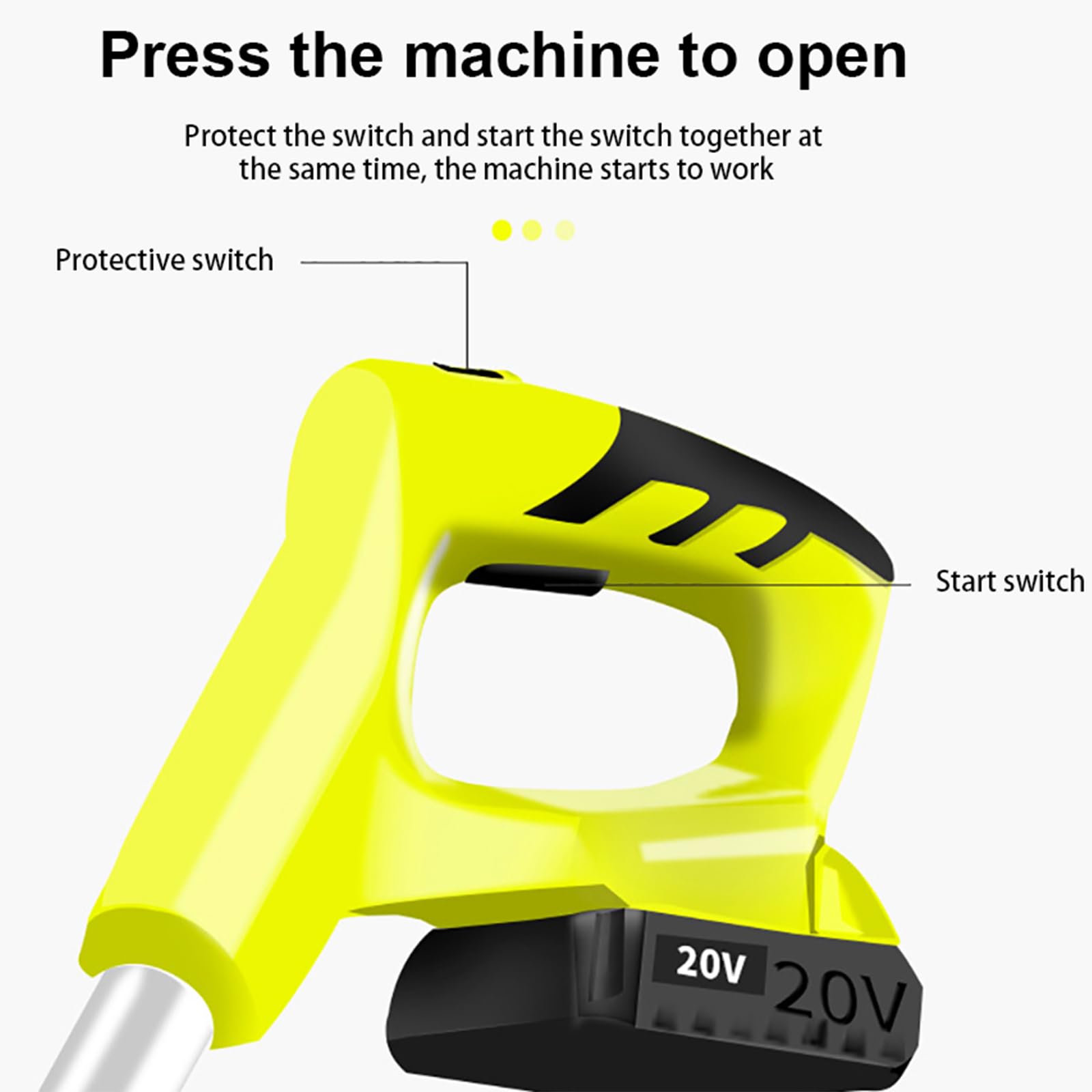 Motoazada Eléctrica Inalámbrica 20V, Cultivador de Jardín con 2 Baterías de 4,0Ah, Ancho de Trabajo 10,5 cm y Profundidad 20 cm, 250 RPM para Huertos y Jardines Pequeños