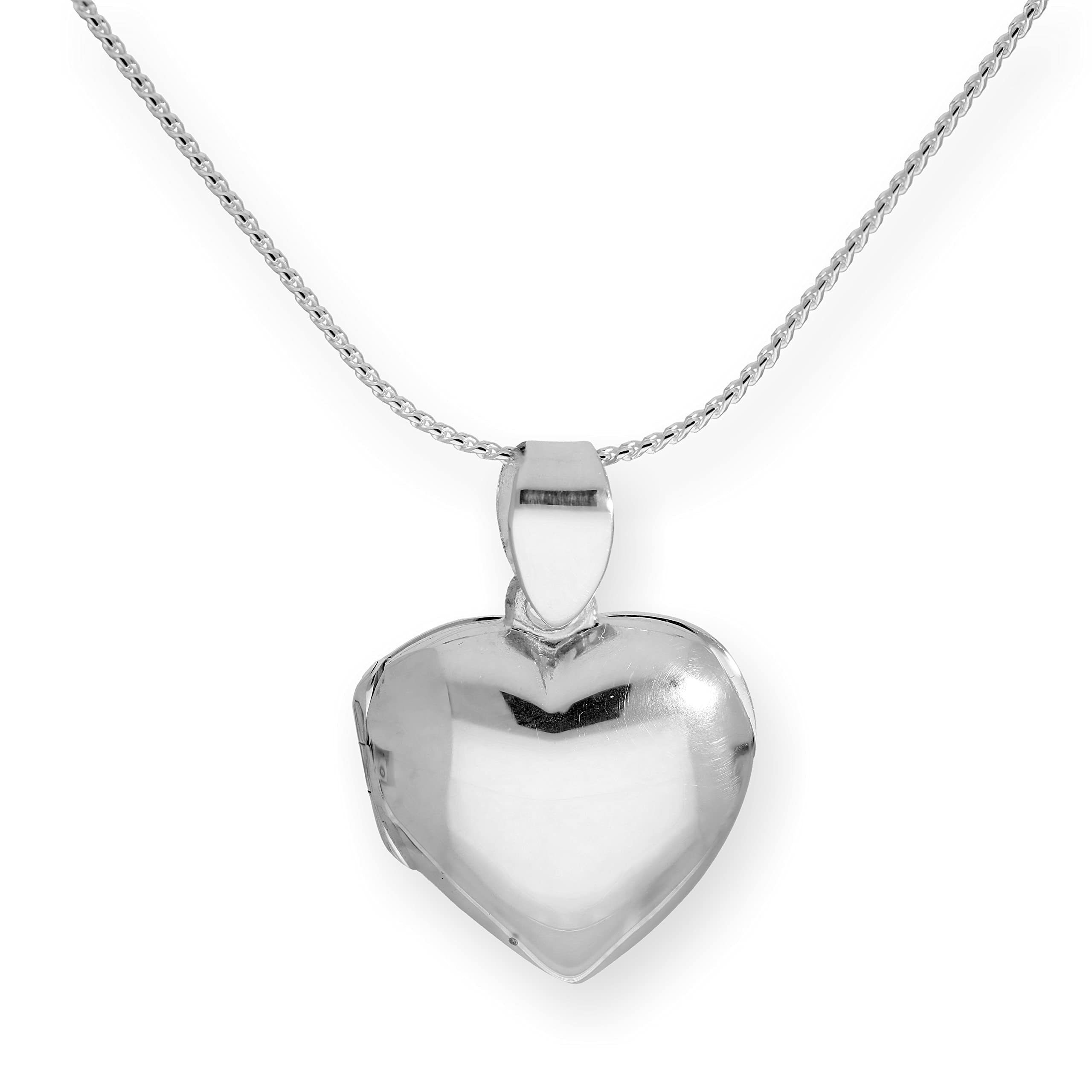 Pendentif Coeur Bouée En Argent Sterling 925/1000 - Bijou Vintage Hauteur 2.3 Cm, Occasion