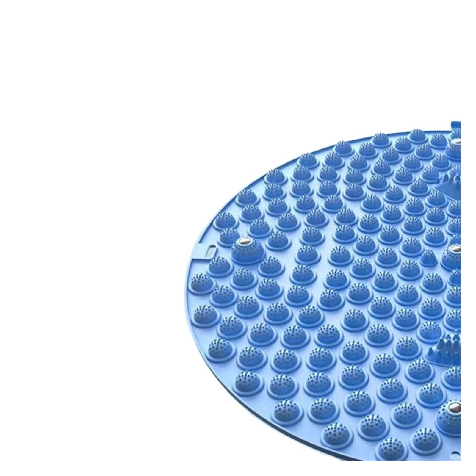Estera Multiusos De La Yoga Del Ejercicio Del Hogar De La Estera Del Reflejo Del Pie Del Silicón(Blue 38CM)