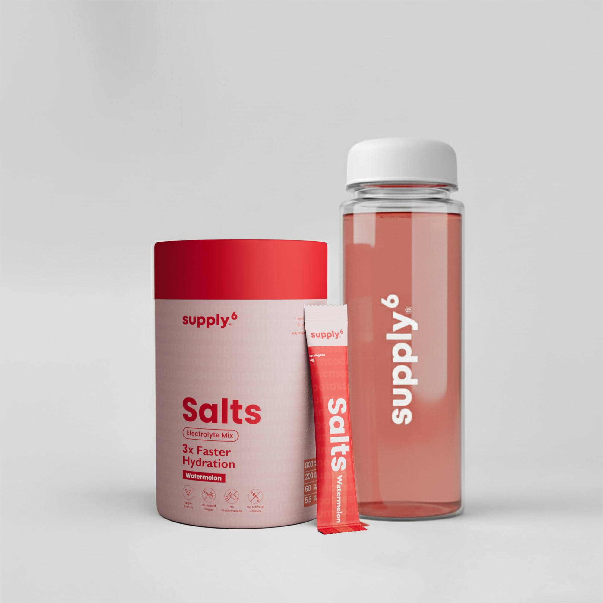 Supply6 Salts | Electrolyte Mix | Zero Added Sugar | Sodium, Potassium, Magnesium, Zinc & Fiber | Keto Friendly, Vegan Friendly, No Preservatives (36 Servings, Lemon Lime) — Amazon image 10