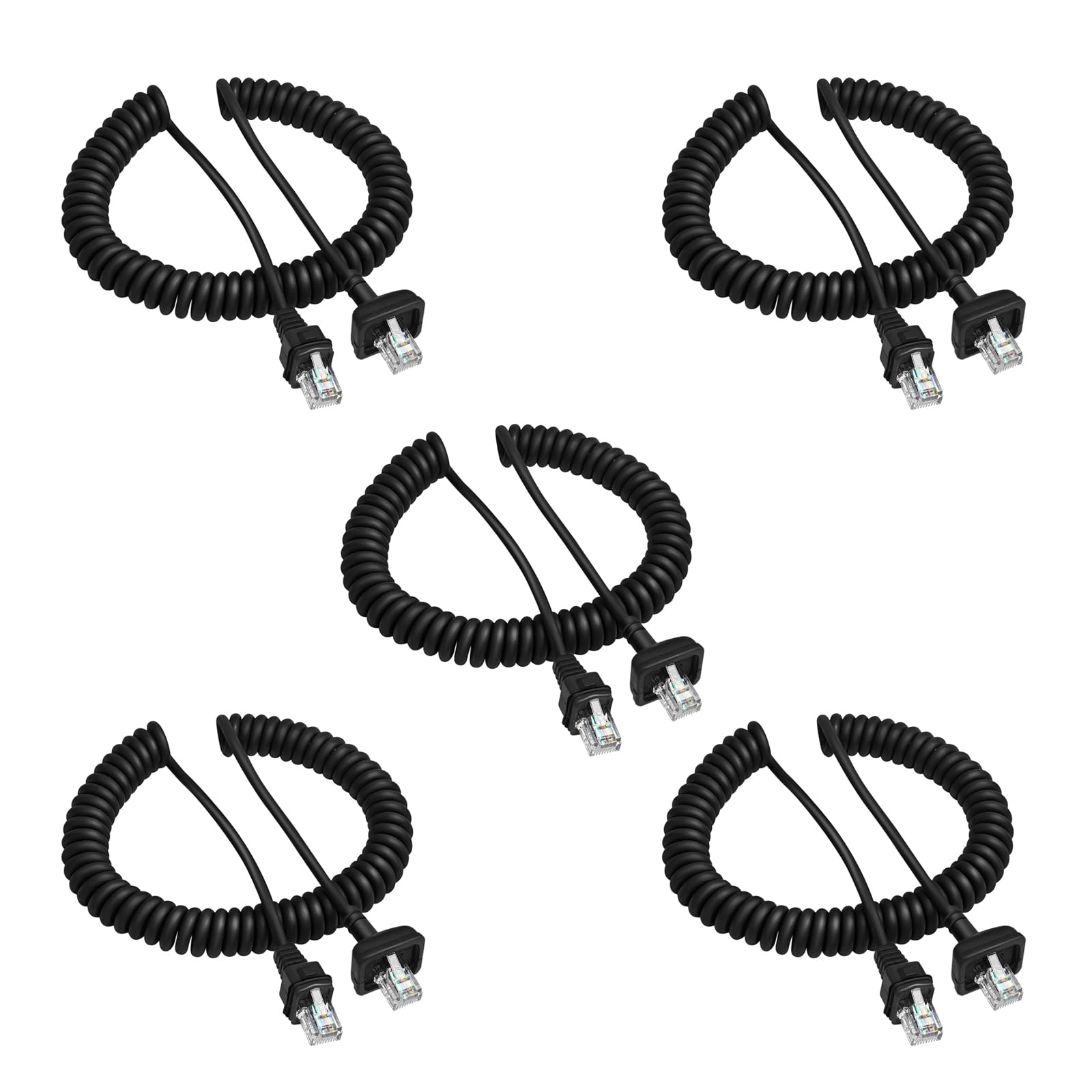 KMC-30 KMC-32 Cable de micrófono RJ-45 de 8 pines a 8 pines para Kenwood KMC-35 TK-7100 TK-760 TK-768 TK-762G TK-780G M-261A TM-271A Radi Micrófono de mano (5)