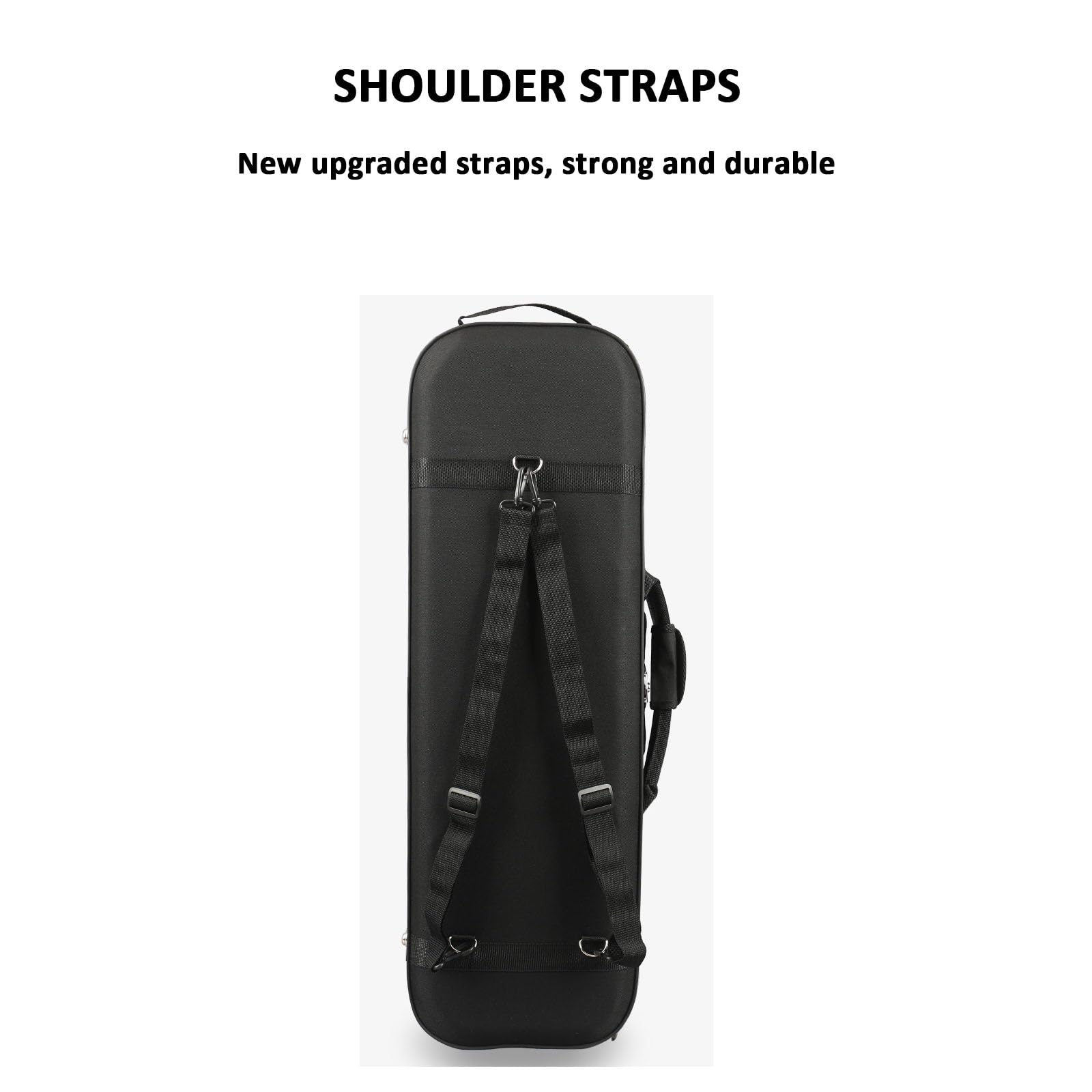 Custodia for violino, zaino retrò leggero e resistente alla compressione con lucchetto - Tela, for violini da 1/8 a 4/4, diverse misure disponibili(1/8)