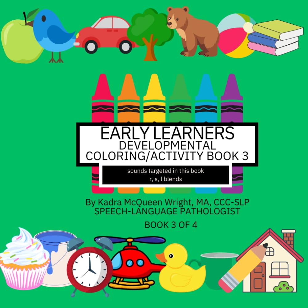Early Learners Developmental Coloring/Activity Book 3
