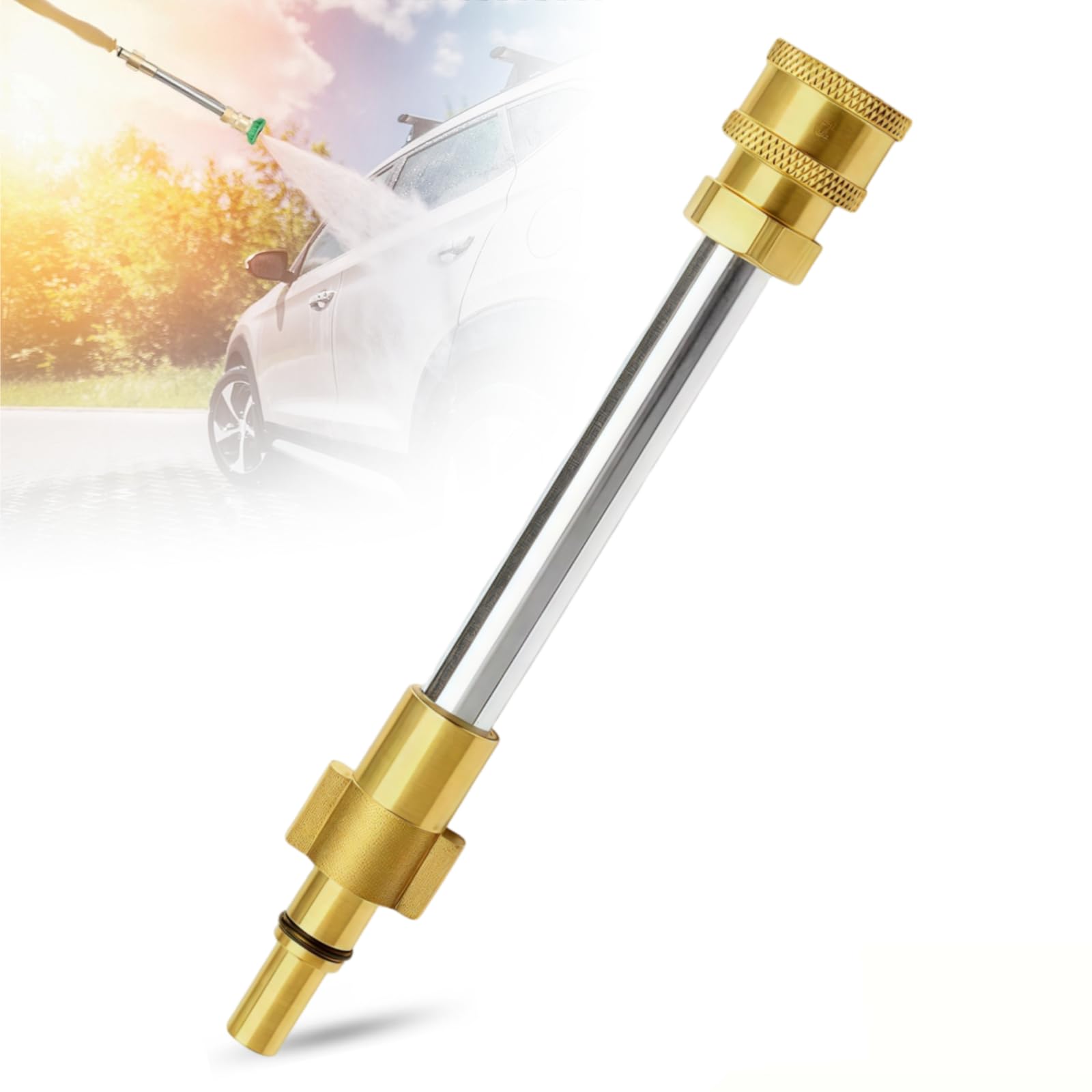 Pressure Washer Accessories For Bosch AQT & Titan, 1/4'' Quick Connect Water Gun Head Adapter,Brass Material, Pressure Washer Adapter