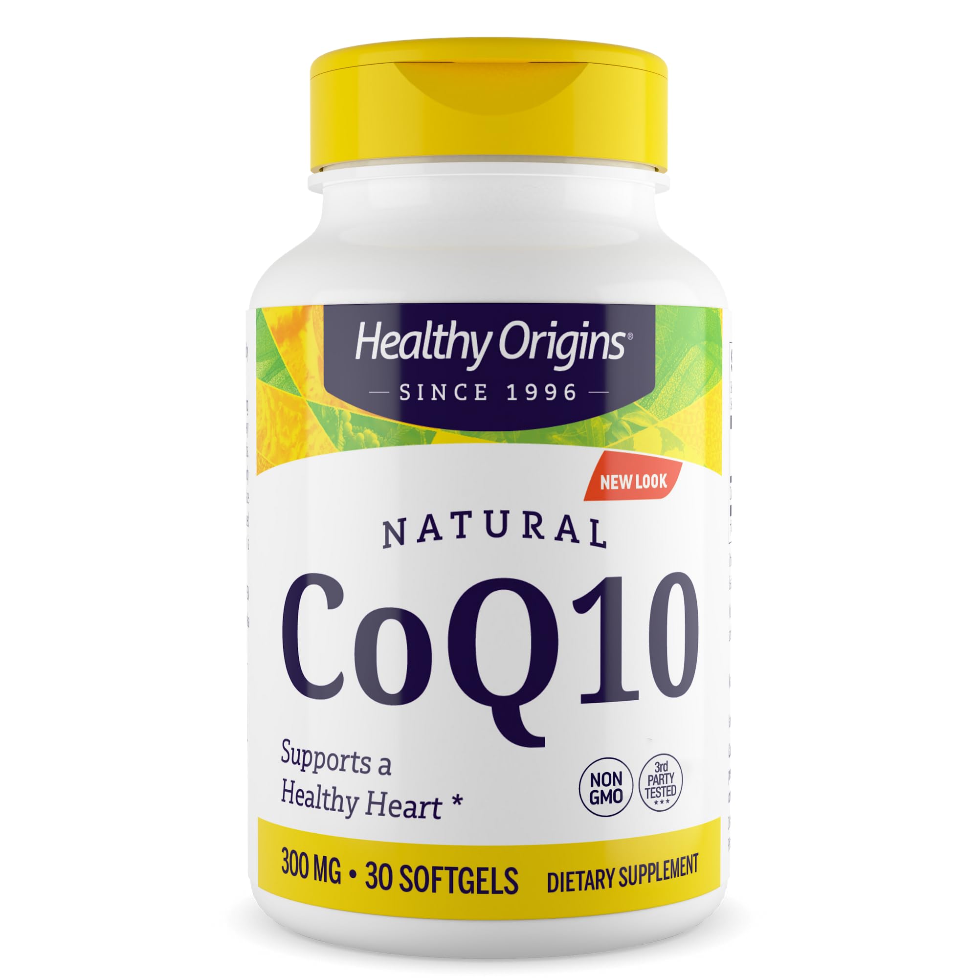 Healthy Origins CoQ10 300 mg, Kaneka Q10, Non-GMO, 30 Softgels Unflavored 30 Count (Pack of 1)