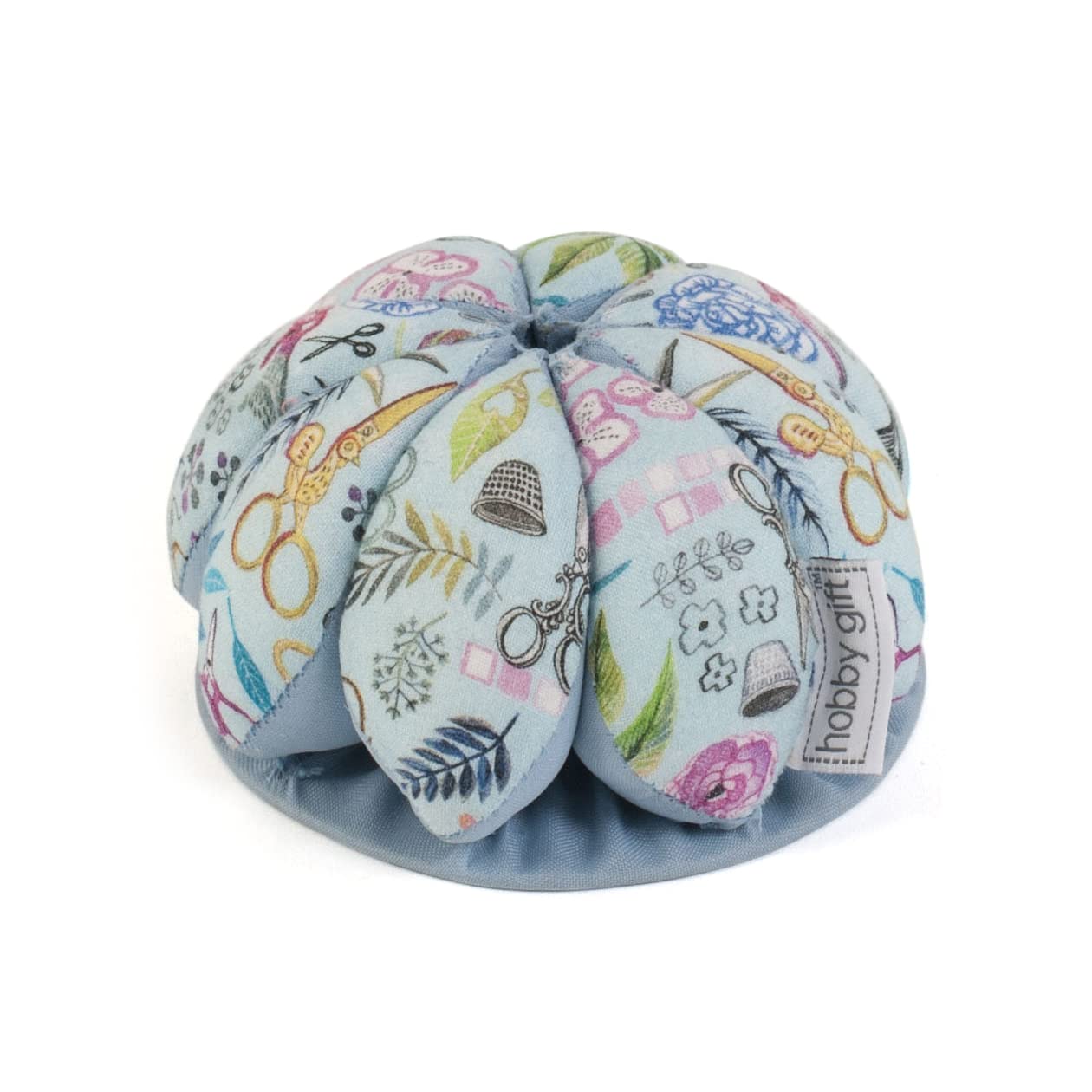 Hobby Gift Sewing Scissors Novelty Fabric Pincushion - 10 X 9.5 X 9.5Cm