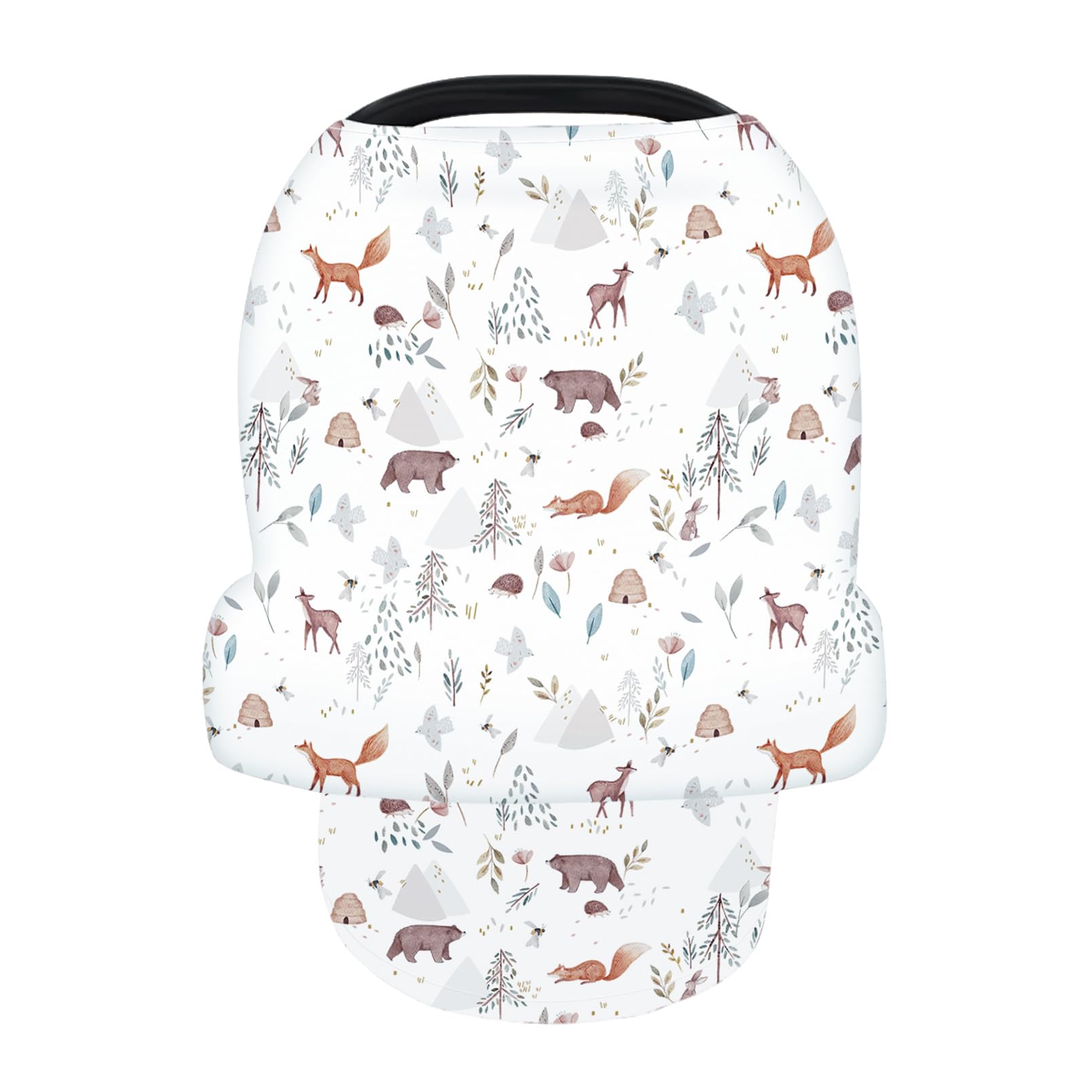 Funda de lactancia para recién nacidos, multiusos, para cochecito de bebé, unisex, funda de asiento de coche, funda para carrito de compras, para bebé niño y niña (animal 2)