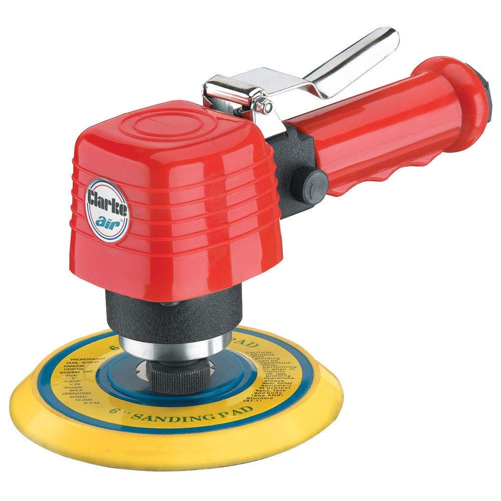 Clarke Air Sander 6" 150mm Air Orbital Sanding Polisher Dual Action Cat121 from B&Q