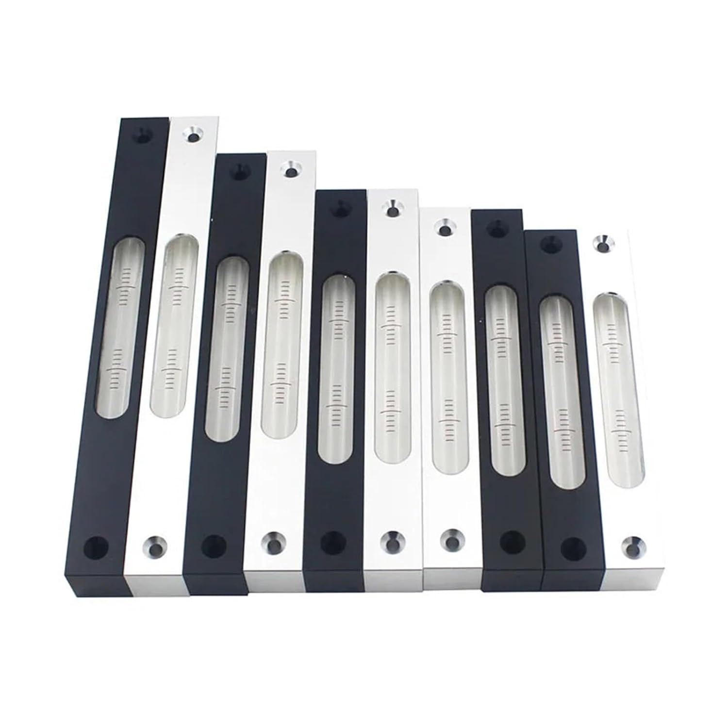 140mm to 200mm Multi Sensitivity Bar Level Strip Bubble Level Rule Leveling Tool for Machine Billiard Table Horizontal Unit 1PCS(Length-140mm Black,1.5mm)