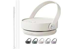 Stanley Cup Lids 40 Oz in Versatile Cream with Sturdy Silicone Handle...