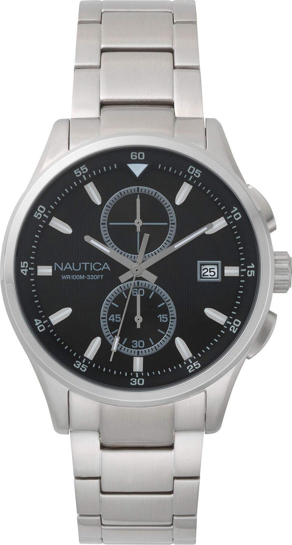 NAUTICA Analog Silver Dial Mens Watch-NAPLSN002 (B072R6LKVP) Amazon Price History, Amazon Price Tracker