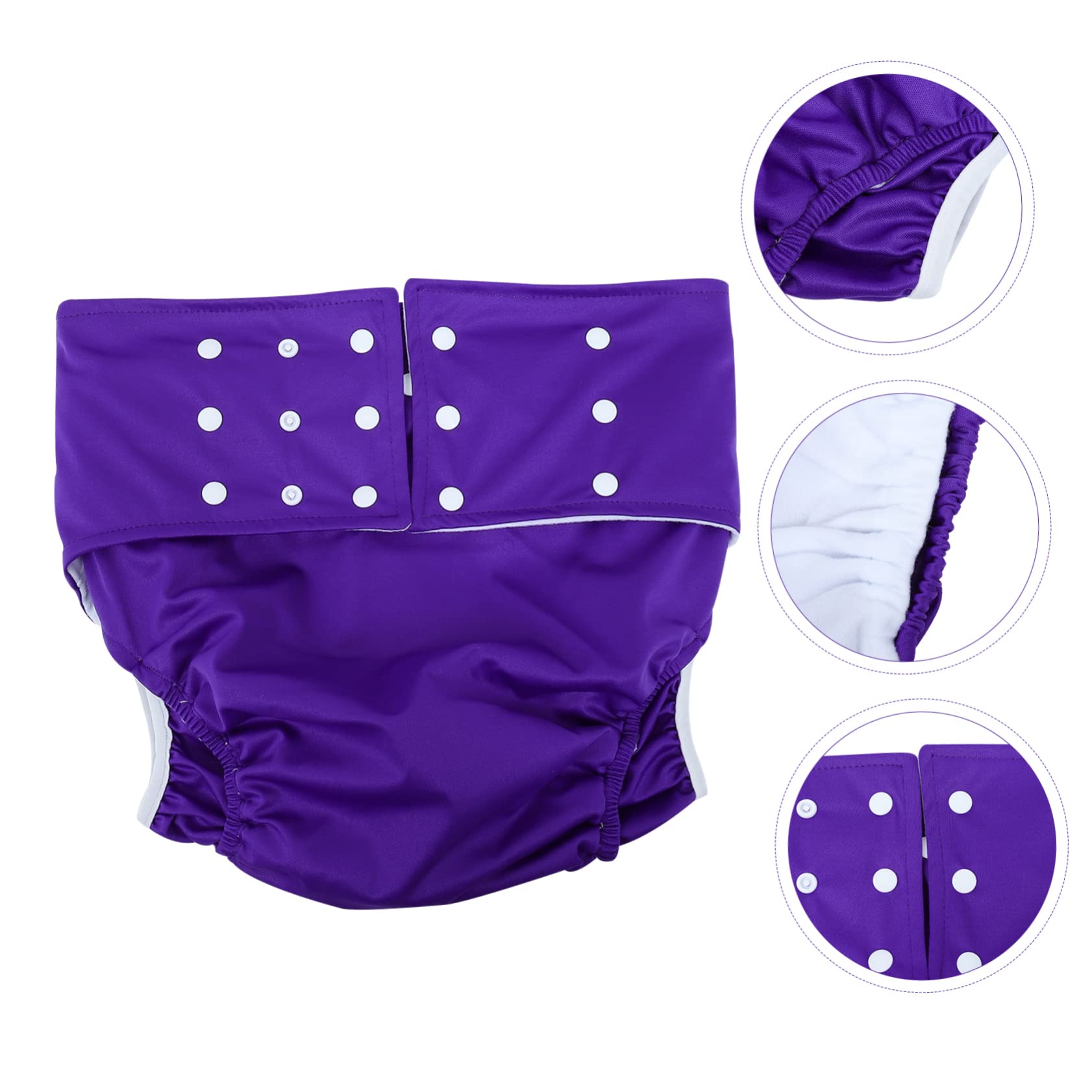 FRCOLOR Adult Nappy Panties Training Pants Washable Breathable Waterproof Design Comfortable Fit Reusable Adult Diaper