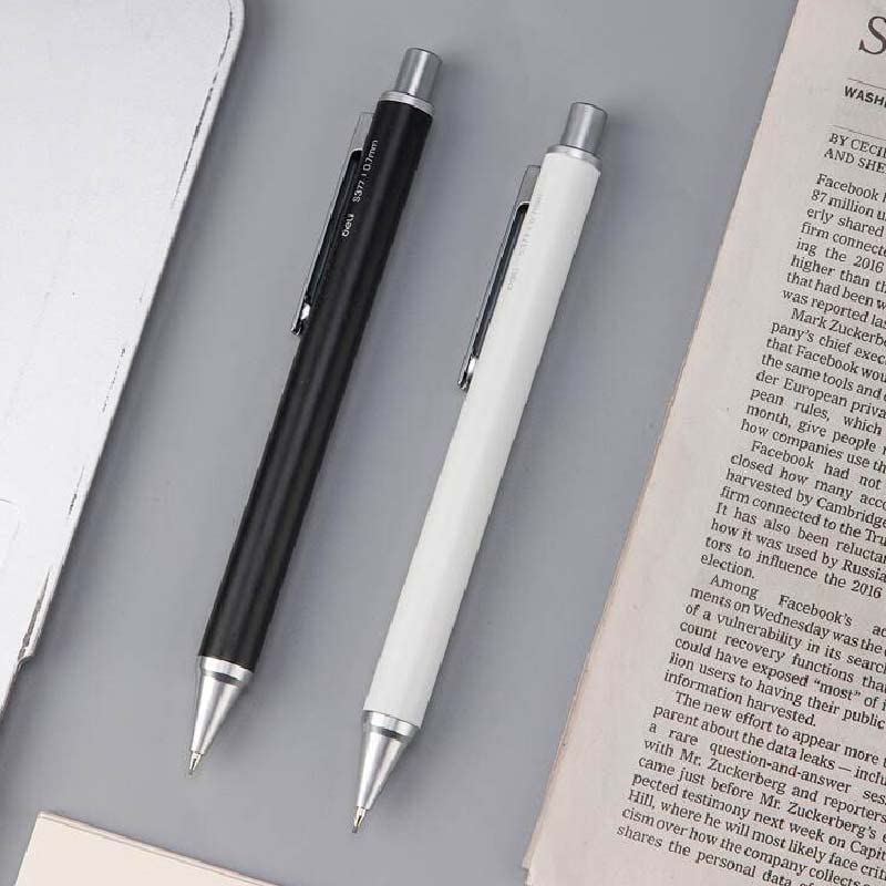 Ołówki 1 szt. 0,5/0,7 mm Ołówki automatyczne metalowe Ołówki mechaniczne Artykuły biurowe, szkolne, piśmiennicze (1 szt. 0,5 mm) (1 szt. 0,7 mm)