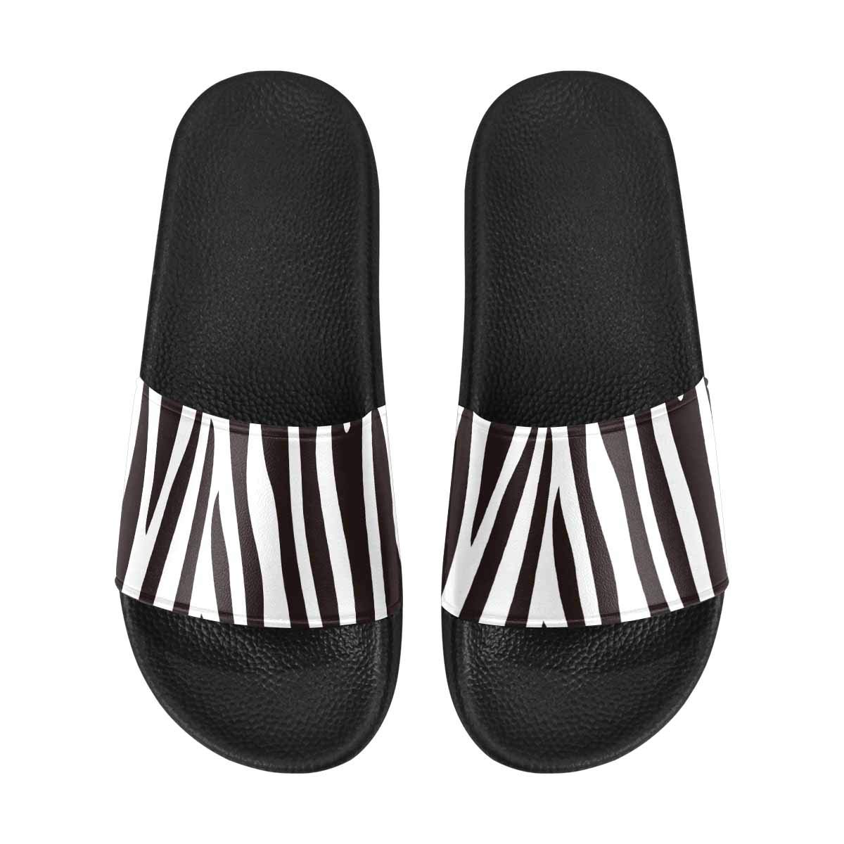 InterestPrint Animal Print Zebra Women's Outdoor Casual Comfortable Sandals 7 B(M) US