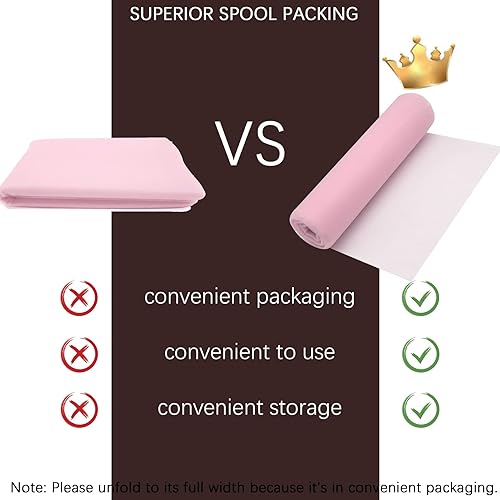 Miniatura 142 de Rollos de tela de tul azul de 54 pulgadas por 20 yardas, perno de carrete de tutú para decoración de bodas, falda tutú de baby shower, envoltura