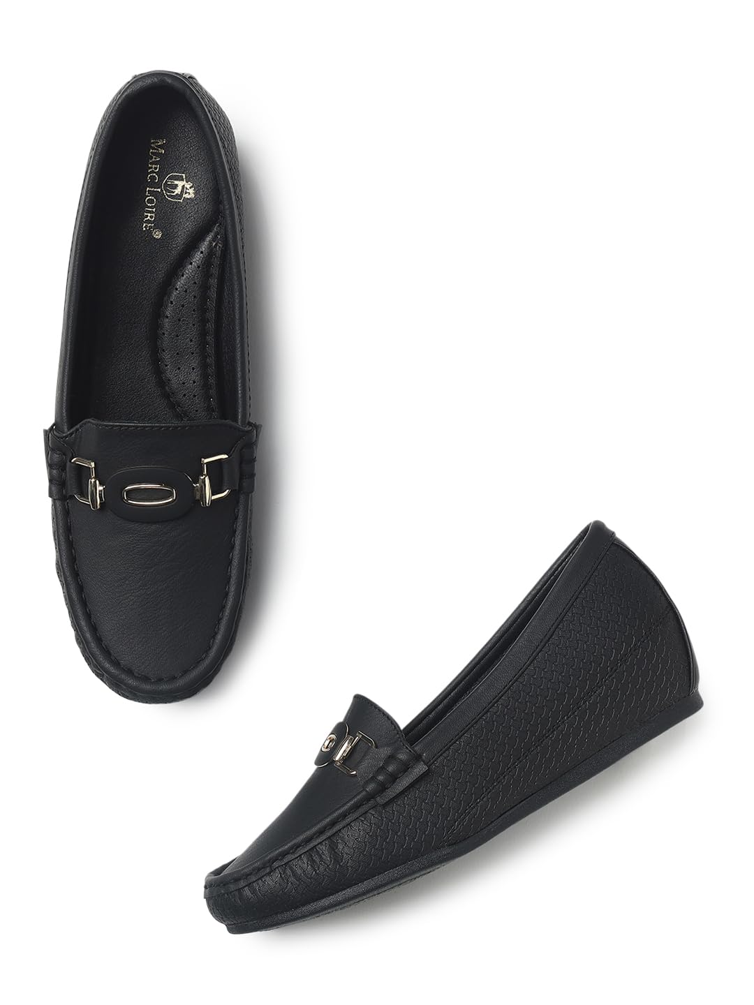 marc loire Stylish Loafer for Women | Fashionable Slip-On Round Toe Loafers Shoes for Party & Everyday Wear-picture-36