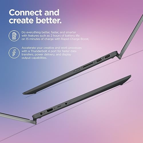 Miniatura 8 de Lenovo Laptop Flex 5, pantalla táctil FHD de 14.0 pulgadas, AMD Ryzen 7 5700U, gráficos AMD Radeon, teclado retroiluminado, lector de huellas