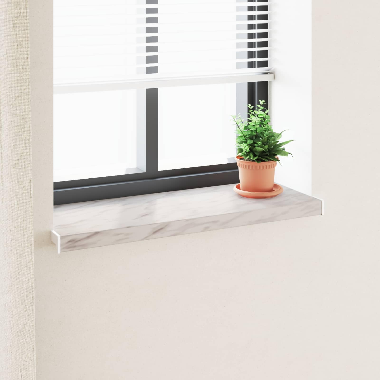 Marmur PCV parapet 80 x 30 x 4,5 cm