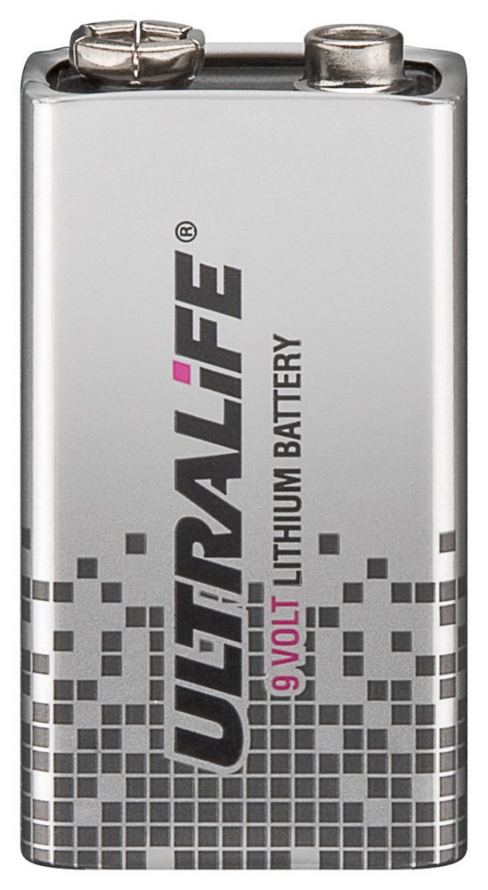 Ultralife Lithium-Batterie 9V – Langlebige Energie Für Geräte (Typ 6F22 / U9VL-J)