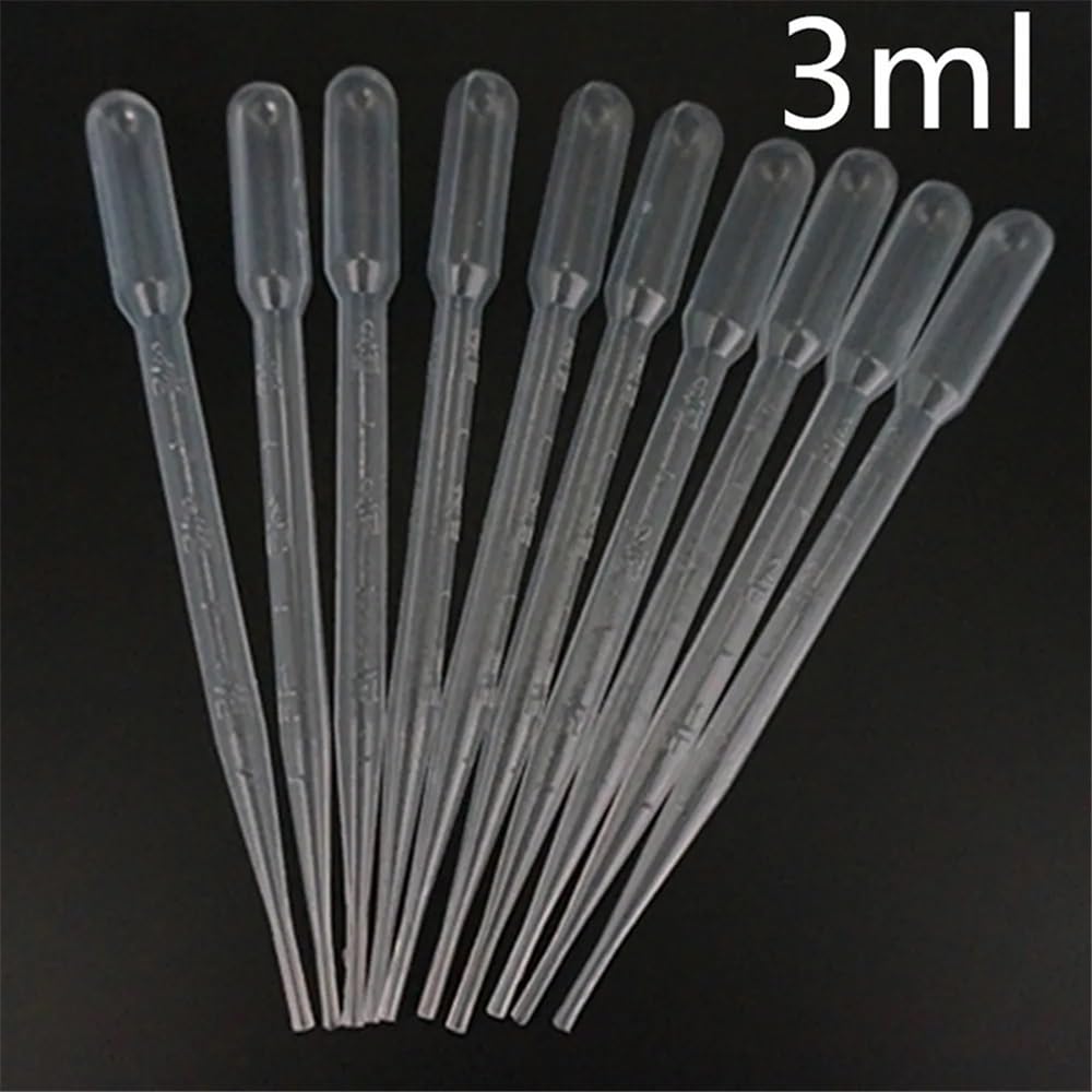Pipetas de transferencia de plástico de 3 ml for laboratorio, de 100 a 1000 unidades(3ml 1000pcs)