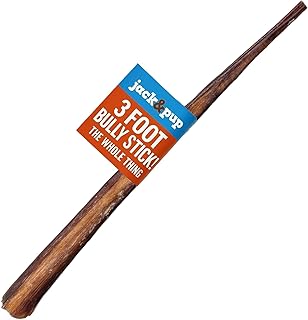 Jack&Pup 36 Inch Bully Sticks for Large Dogs