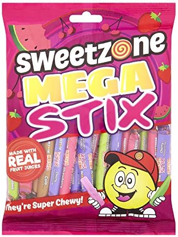 SweetZone Mega Stix Chewy, 225 g
