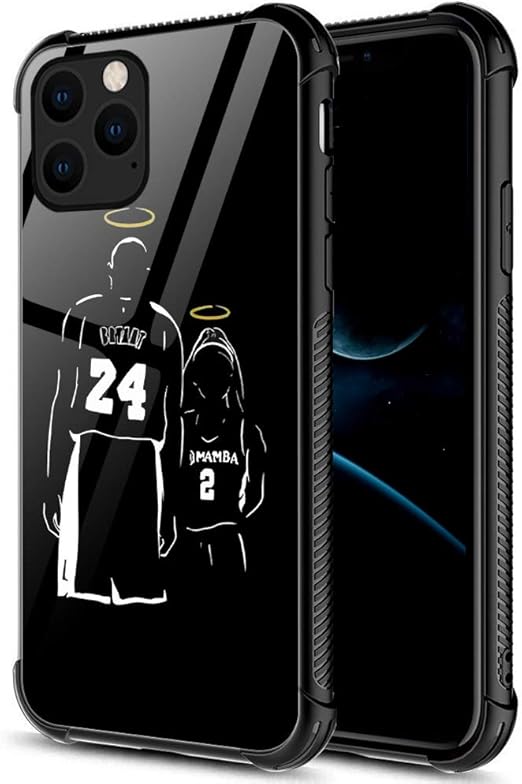 Amazon Com Iphone 11 Case Basketball Player 12 Iphone 11 Cases For Girls Men Boy Shockproof Non Slip Tempered Glass Pattern Design Case For Apple 11 6 1 Inch