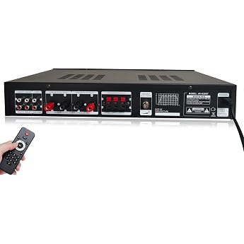 HiFi Verst Rker 5 Kanal Digital Fm USB Stereo Amplifier Vollverst Rker 600W Mit Fernbedienung F R HiFi Heimkino Oder Kleine Pa Und Karaoke