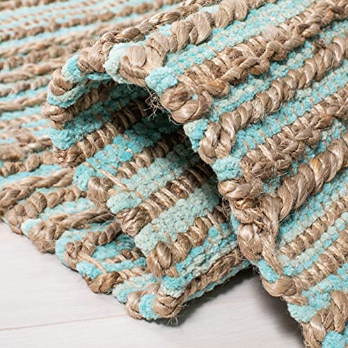 Tapete decorativo SAFAVIEH Cape Cod 5' x 8' Aqua miniatura 6