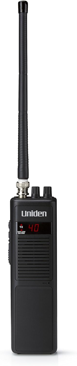 Uniden PRO401HH Professional Series 40 Channel Handheld CB Radio & PRO505XL 40-Channel CB Radio. Pro-Series, Compact Design. Public Address (PA) Function. Instant Emergency Channel 9. Black : Electronics
