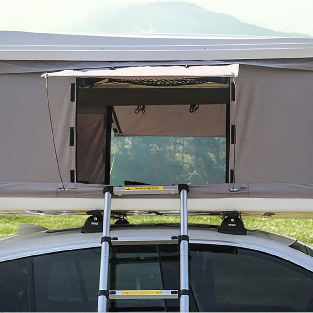 ルーフテント グレー 2人用窓付き