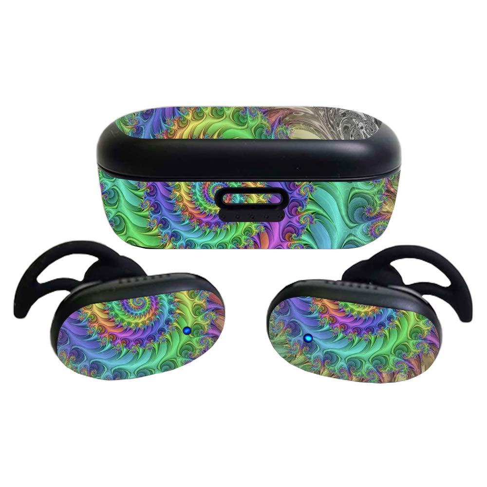 MightySkins Glossy Glitter Skin Compatible with Bose QuietComfort Earbuds (2020)