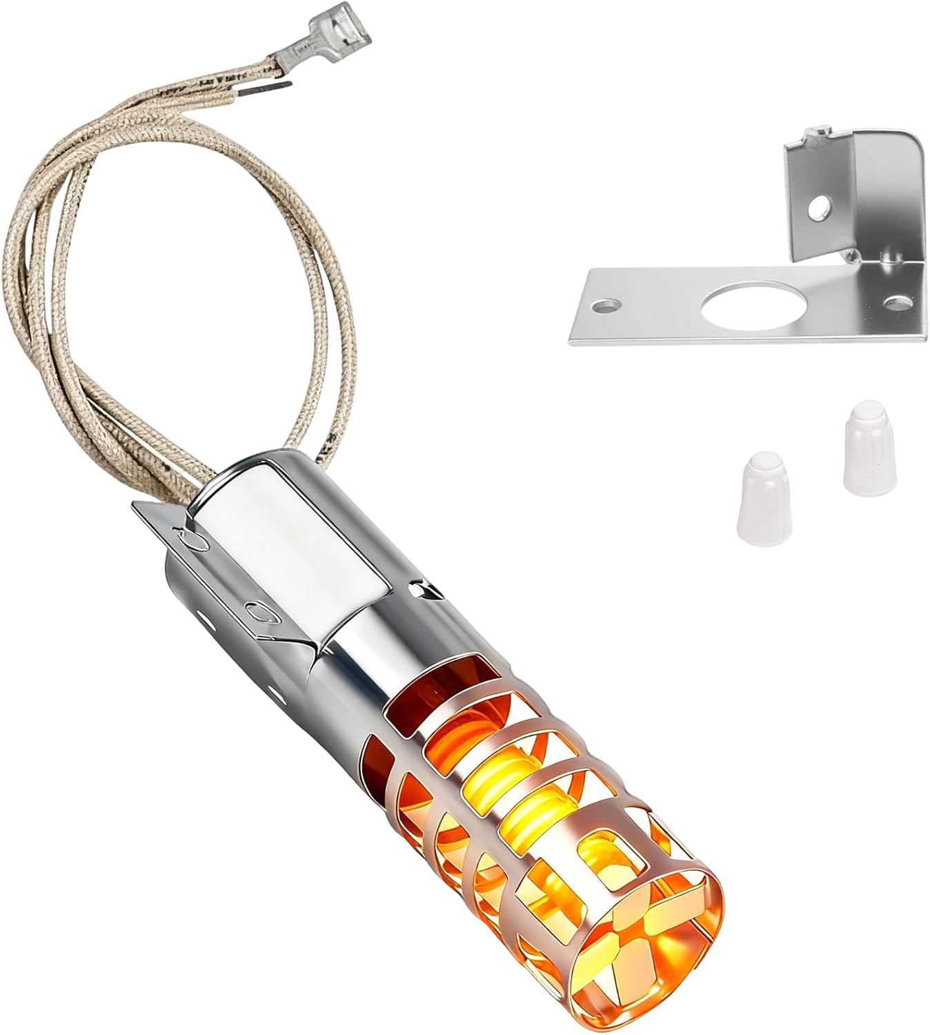 WB2X9154 Round Style Gas Range Oven Igniter - Compatible with GE Stove XL44, Direct Replacement for WB13K10027 AP2014008 PS243425, 120V 2.5-3.0A, 15-Min Easy Install, 2-Year Warranty