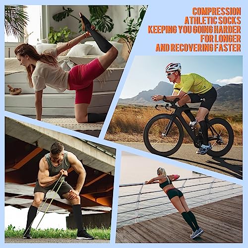 Copper Compression Socks 3 Pairs - Open-Toe Toeless Compression Socks For Women And Men(Black - 3 Pairs, S/M) #TOP5