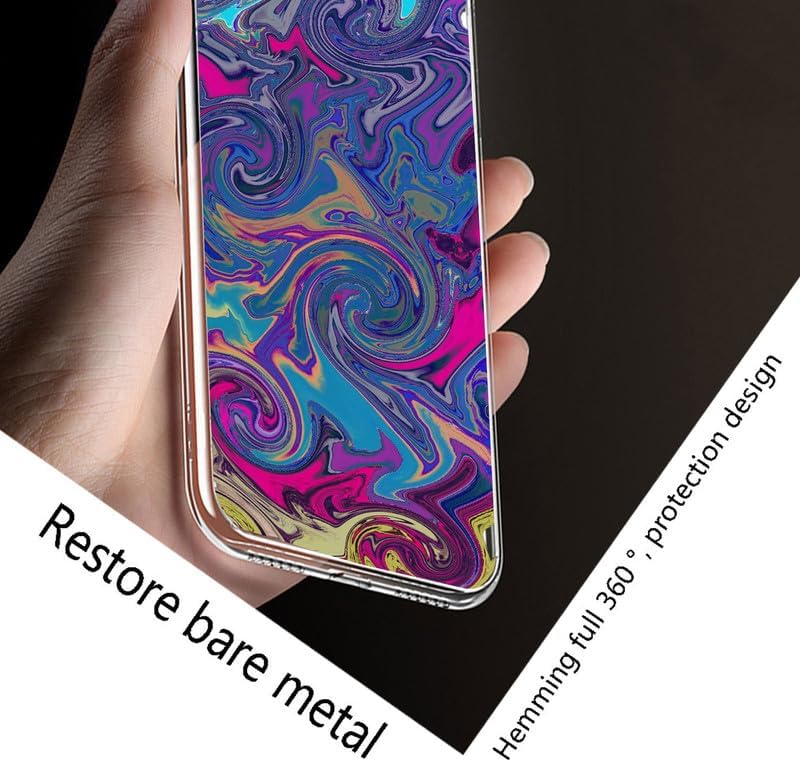 Phone Case + Screen Protector for Doogee DK10 (6.67"), Ultra Thin Shockproof Soft Silicone Clear Cover for Doogee DK10 Case with Tempered Glass - Ink Starry Sky