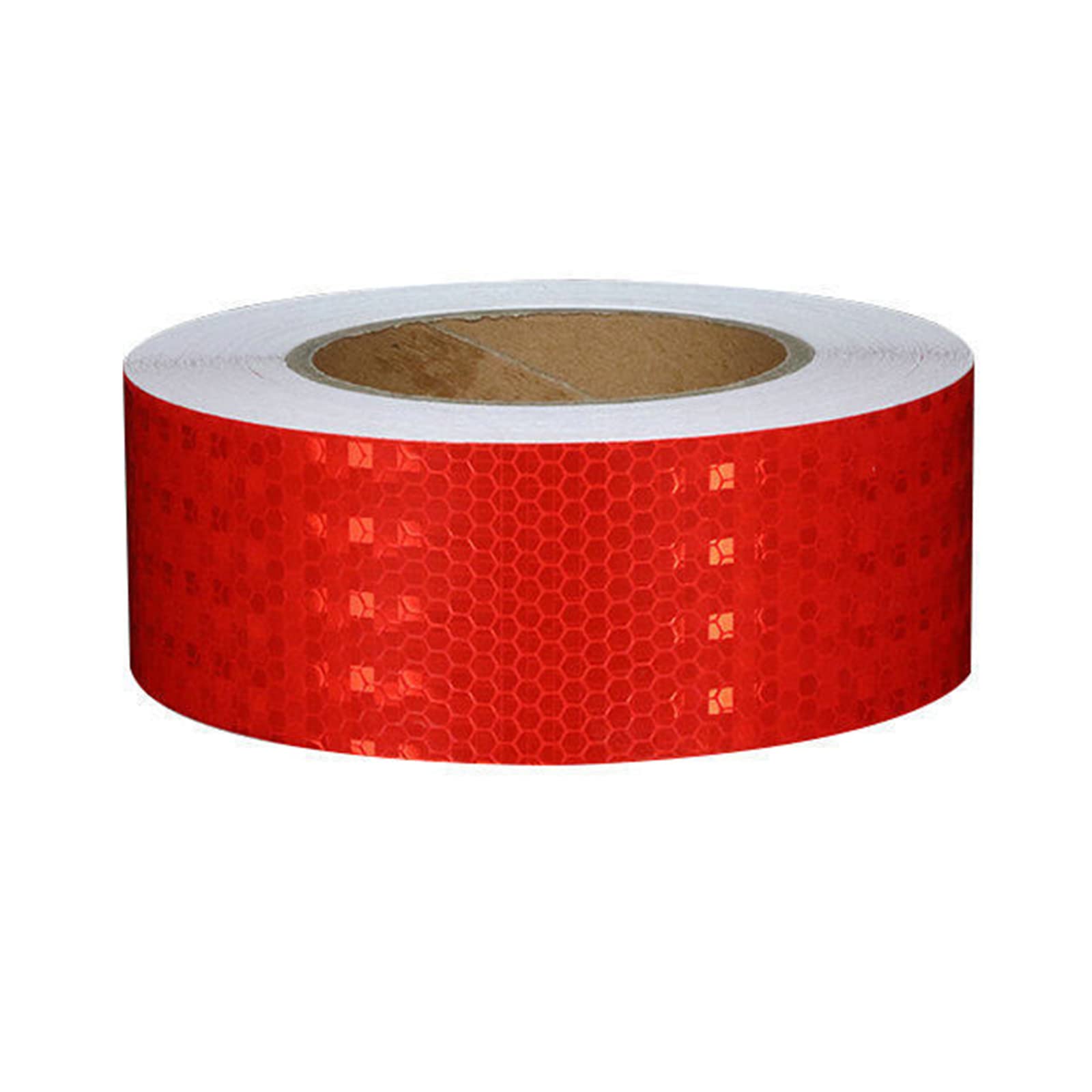 Reflektierende Klebebandaufkleber, Warnband, 1 Zoll x 64,5 Fuß Warnaufkleber, reflektierendes Klebeband, selbstklebendes Klebeband, Warnmarkierungsband, reflektierendes Auto-reflektierendes Sicherheit
