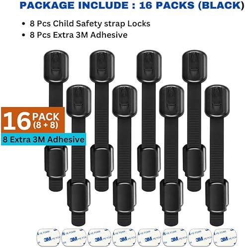 Miniatura 5 de Cerraduras de gabinete de seguridad para niños (Seguridad - D)