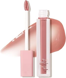 Mally Beauty Positively Plump Lip Gloss | High-Shine Hydrating Lightweight & Comfortable Wear, Bold Buff