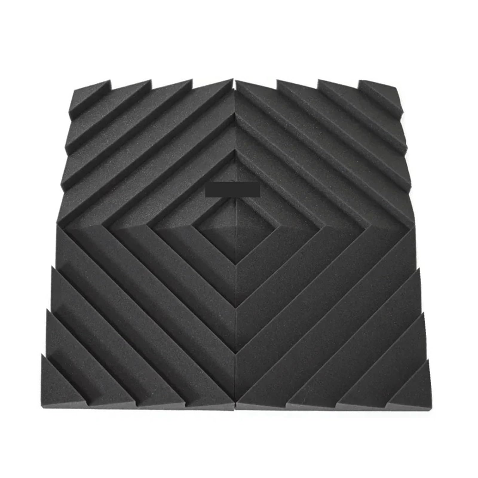 Pannelli Fonoassorbenti Per Pareti 12PCS Studio Acoustic Foam Sound Insulation Treatment Panels KTV Room Wall Soundproof Pad 300x300x25mm(Black)