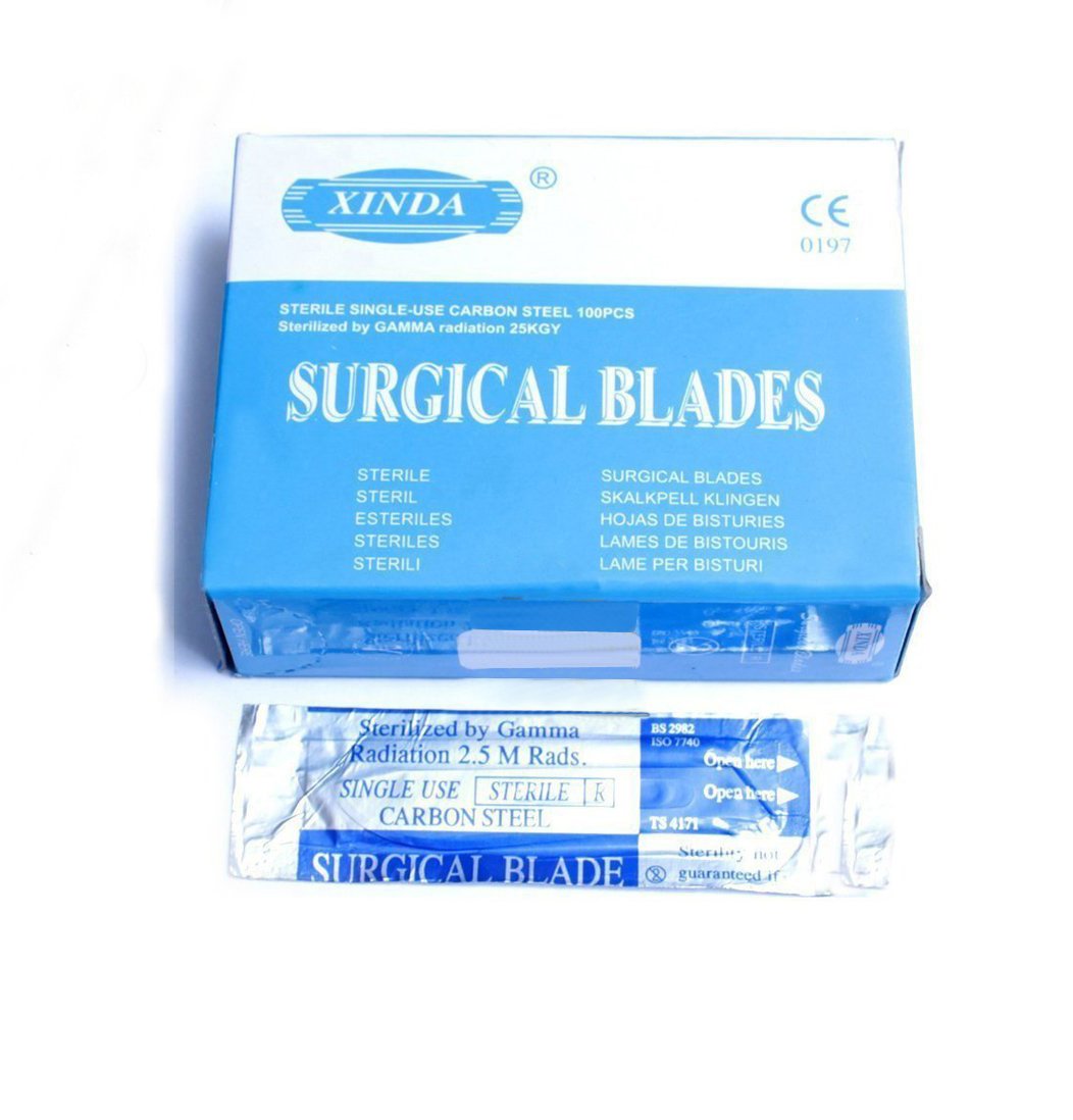 Scalpels, Sterile Disposable with #15 blade (10 per pack)