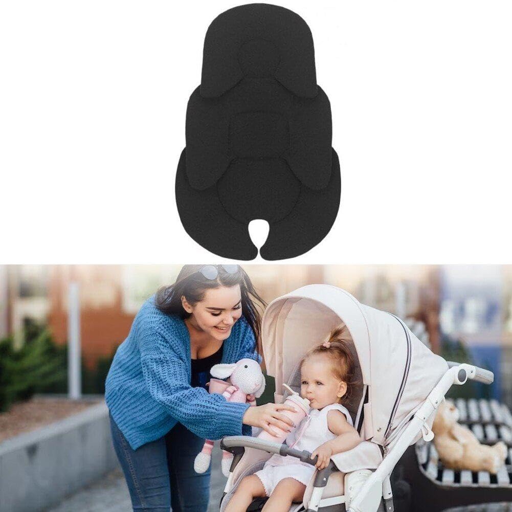 Coussin De Siège Universel Pour Poussette Et Siège Auto Bébé - Double Face Polaire/Maille - 58x38 Cm - 13